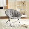 Large Super Soft Microsuede 30" Adult Saucer Chair